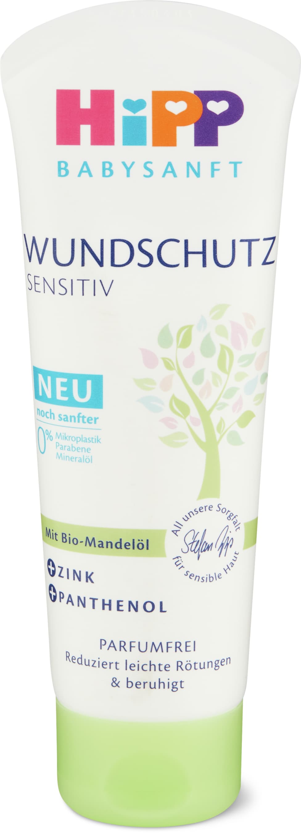 Hipp Wundschutz Sensitiv Parfumfrei,Mandelöl,Zink,Panthenol 75ml
